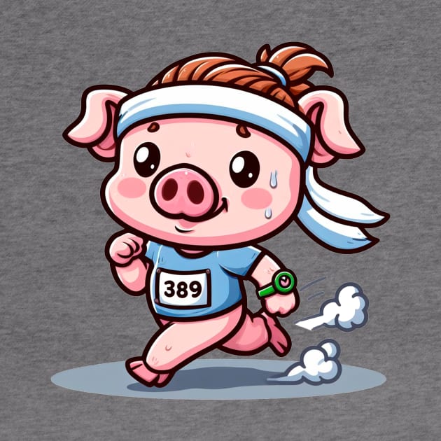 Running Piglet by Lovely Animals